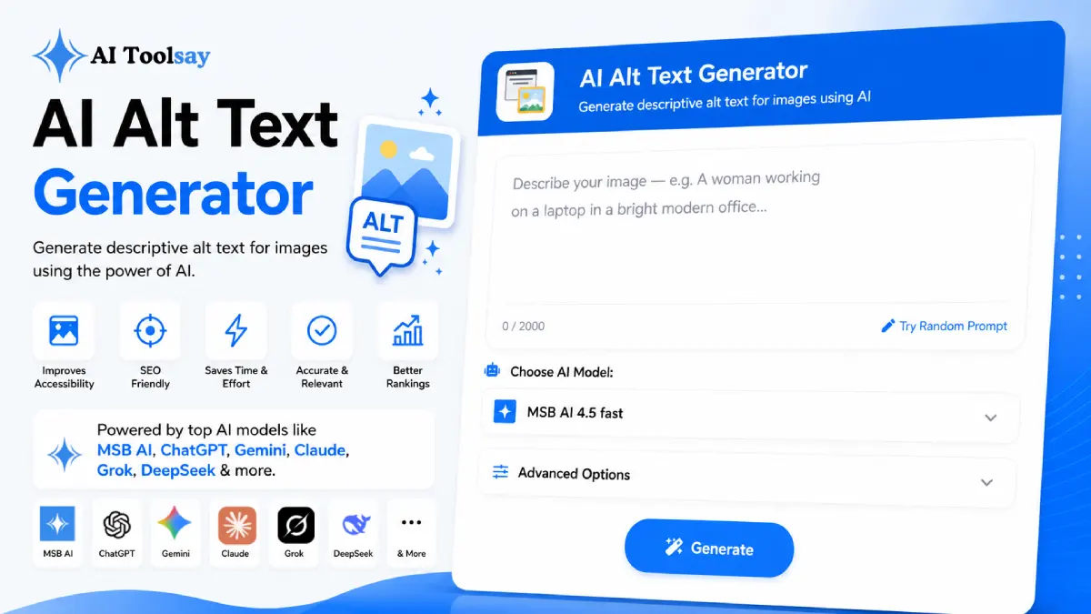 AI Alt Text Generator